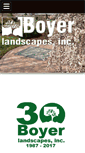 Mobile Screenshot of boyerlandscapes.com